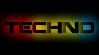 Text Techno Wallpaper