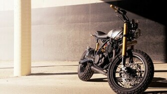 Yamaha Cafe Racer Wide Wallpaper Wallpaperlepi