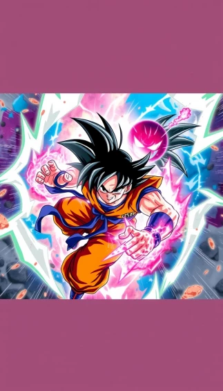 Goku Kaioken Mobile Wallpaper