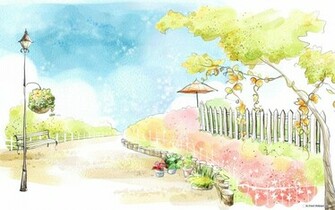 Art Drawing Computer Beautiful Scenery Wallpapaer Background Full HD