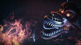 Fnaf Sfm Nightmare Foxy Wallpaper 1080p By Niksonx