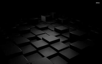 Black Cubes Wallpaper 3d