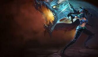 Splash Artwork For Dragonslayer Vayne Skin Released In August