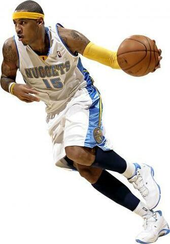 Wallcovering Denver Nuggets Carmelo Anthony Fathead Jr Nba Wallpaper