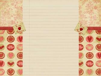Love Letter Background Template Best Wallpaper