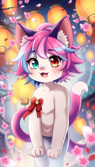 Anime Catboy Wallpaper