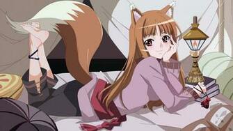 Holo Spice And Wolf Wallpaper