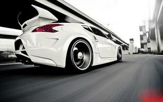 White Nissan 370z HD Wallpaper In For