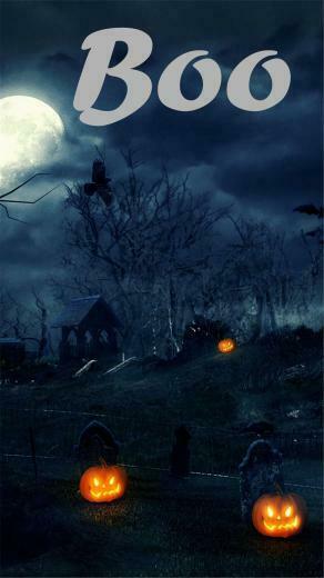 Halloween iPhone Plus Wallpaper Amazing Boo