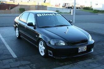 Black Honda Civic Vti Holset Hx40 Turbo Pictures Mods