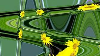 Flight Of The Yellow Flowers Hq Wallpaper