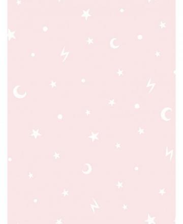 Over The Rainbow Stars And Moons Wallpaper Pink Holden