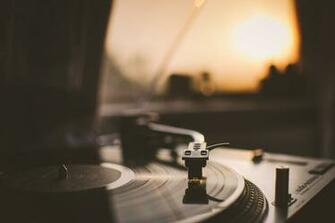 Vinyl Record Player Wallpaper