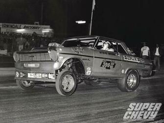 Super Chevy Drag Racing Greats Wallpaper