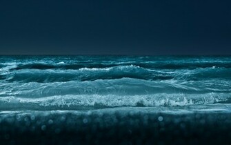 Water Ocean Wallpaper Nature Night Waves
