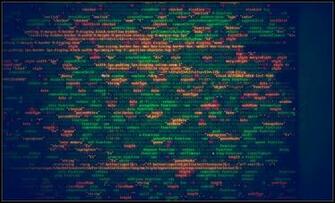 Multicolor Programming Hacking Program Typography Code