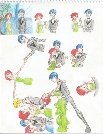 Sketchs De Baile Babosas By Flooabbadie