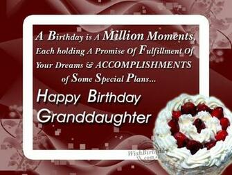 Happy BirtHDay Wallpaper Wishes For Granddaughter