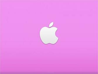 Black And White Wallpaper Pink Apple Logo