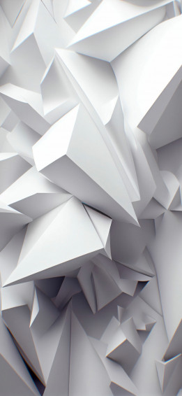 White Geometric Wallpaper iPhone