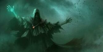 Wallpaper Undead Tatters Birds Darkness Gloom