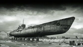 Abandoned Submarines HD Wallpaper Widescreen