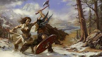 Valkyrie Fantasy Wallpaper Wallpaperin4k Net