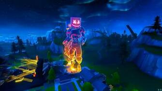 Marshmello Fortnite Skin Wallpaper Logo Maker