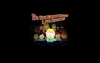 South Park Text Black Background Butters Stotch Wallpaper