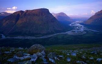 Rapa River Sweden Wallpaper
