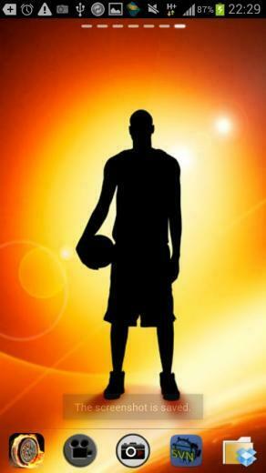 Basketball Live Wallpaper Screenshot