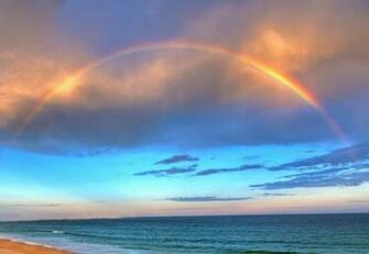 Rainbow Sunset Wallpaper Naturally Beauty