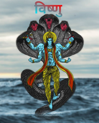 Lord Vishnu HD Wallpaper