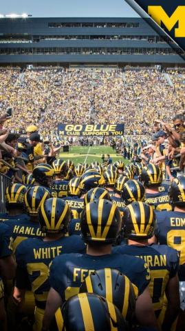 Caroline Michigan Wolverines Football