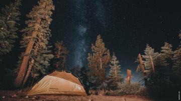 Campsite Wallpaper Top Background