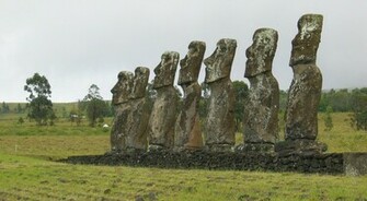 Easter Island Moai Statues Alafoto Wallpaper