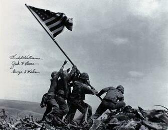Iwo Jima Flag Raising Wallpaper