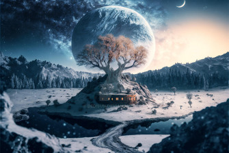 Worldtree Winter Fall Season Cinematic Wallpaper By Dedisun On