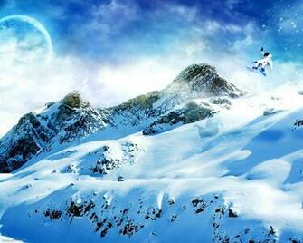 Snowboarding Pixels Wallpaper Tagged Landscape Winter