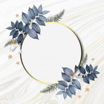 Luxurious Floral Wedding Frame Vector Wallpaper