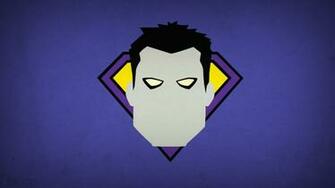 Minimalistic Dc Comics Bizarro Purple Background Villians Blo0p