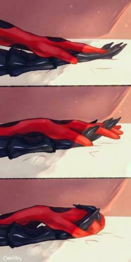 Cat Noir And Ladybug Romantic Wallpaper