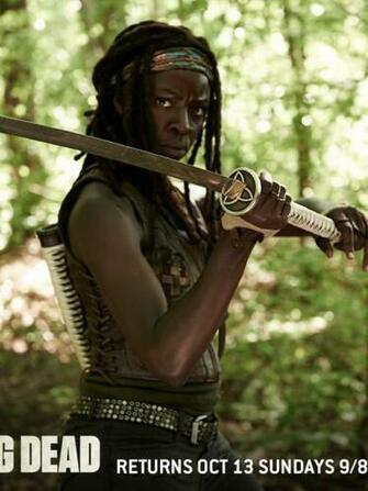 The Walking Dead Season Michonne iPad Mini Wallpaper