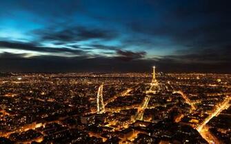 Paris Night Sky Wallpaper HD