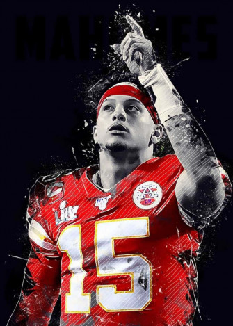 Patrick Mahomes Chiefs iPhone Wallpaper