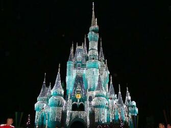 Disney World Castle Christmas Wallpaper Image Pictures Becuo