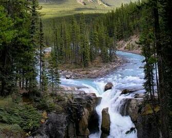 Sunwapta Falls Canada Wallpaper Nature