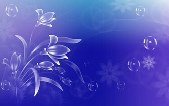 HD Wallpaper Neon Vector Art Flowers Background Jpg