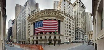 Wall Street New York Stock Exchange Nyse At Broad