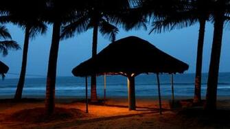Beach At Night Wallpaper